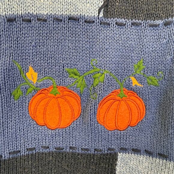 VTG Sweater Vest Women's L Knit Fall Kitschy Grandmacore Mom core 90s Vintage - Picture 10 of 13